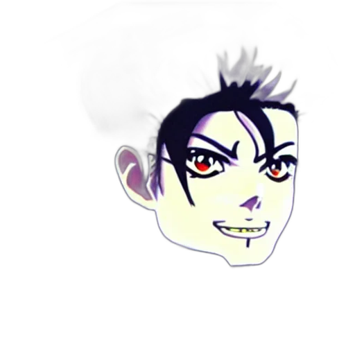 face, staff, mask, cartoon, anime, photorealistic, concept art, dark transparent PNG cut-out