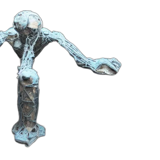 jewelry, robot, sword, staff transparent PNG cut-out
