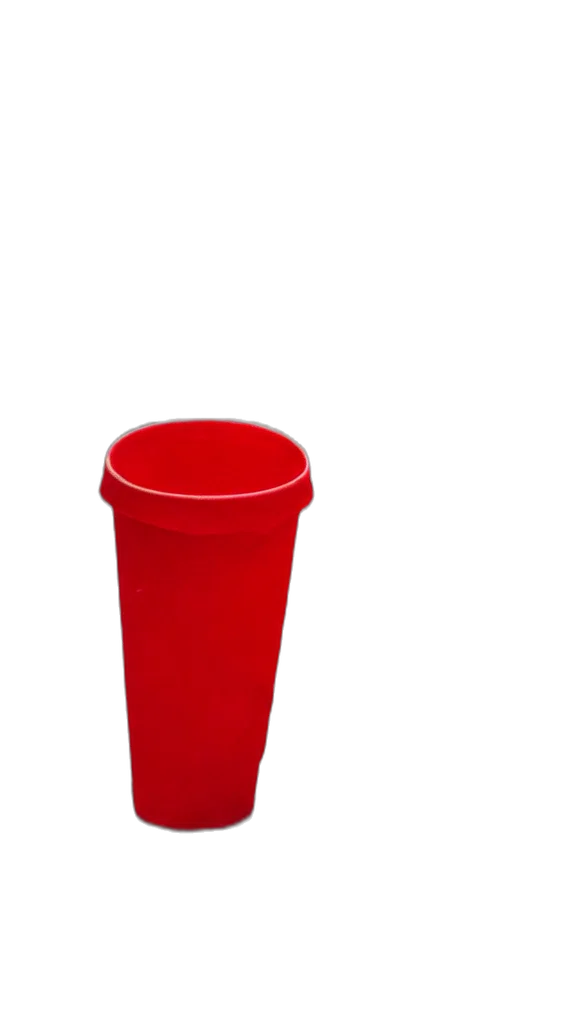 bottle, shoes, furniture, weapon, 3d render, red, single, crumpled transparent PNG cut-out