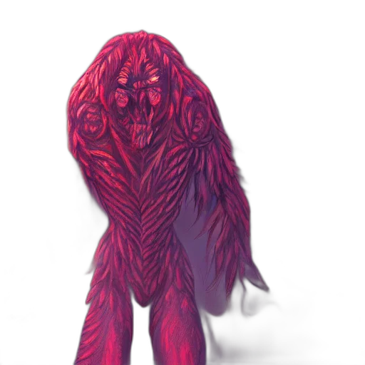 creature, mask, hair, animal transparent PNG cut-out