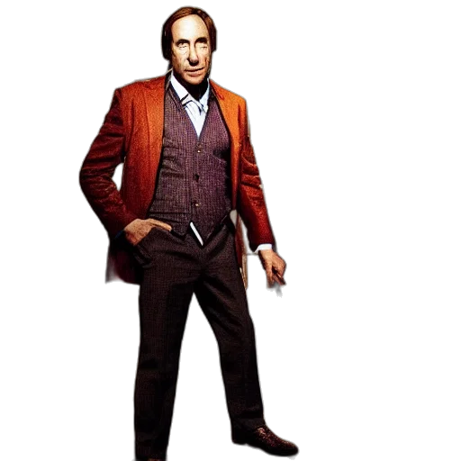 jacket, staff, concept art, pixel art, saul, goodman, rooster, medieval transparent PNG cut-out