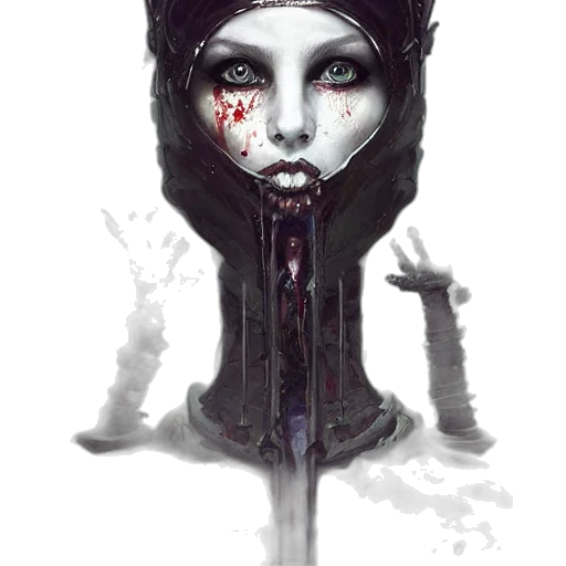 mask, face, creature, staff transparent PNG cut-out