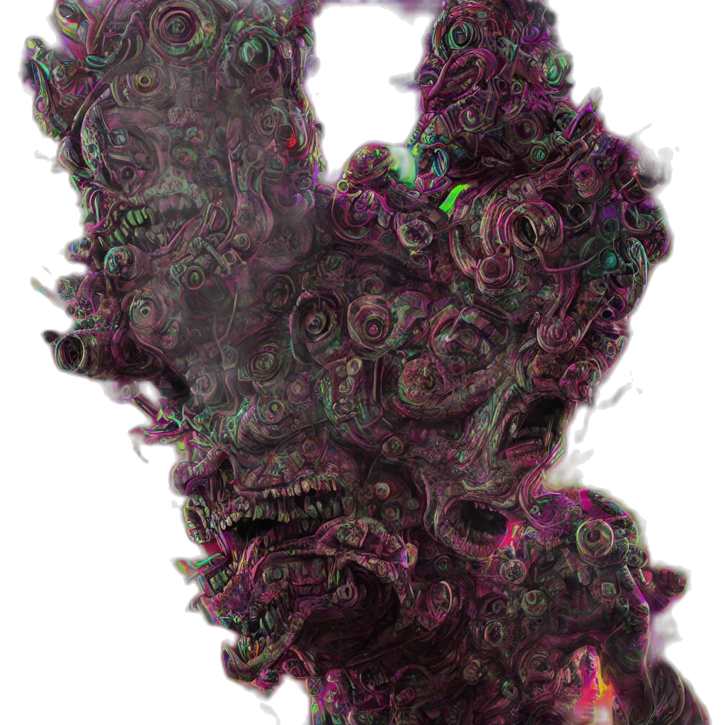 mask, crown, hair, dragon transparent PNG cut-out
