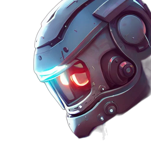 robot, mask, face, weapon transparent PNG cut-out