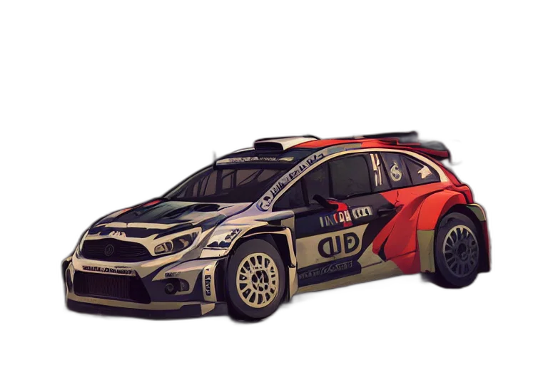 car, concept art, 3d render, fantasy art transparent PNG cut-out