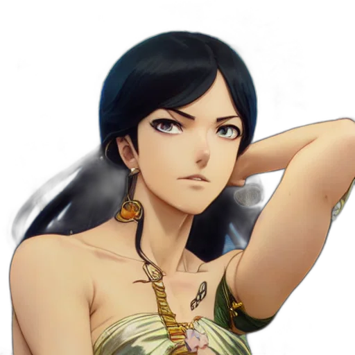 jewelry, dress, face, staff transparent PNG cut-out