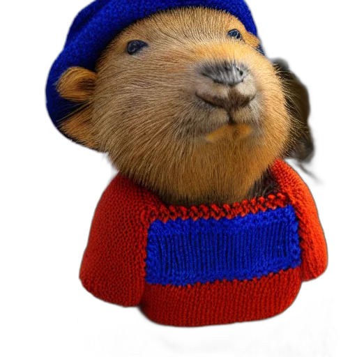 hat, animal, photorealistic, photograph transparent PNG cut-out