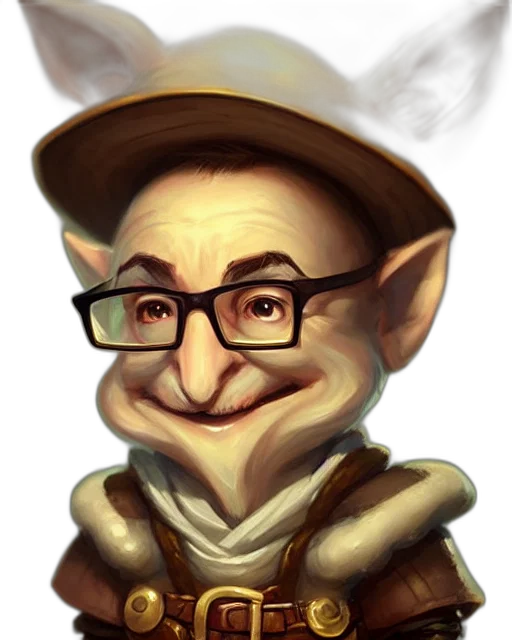 face, staff, hat, concept art, fantasy art, photorealistic, cartoon, cute transparent PNG cut-out