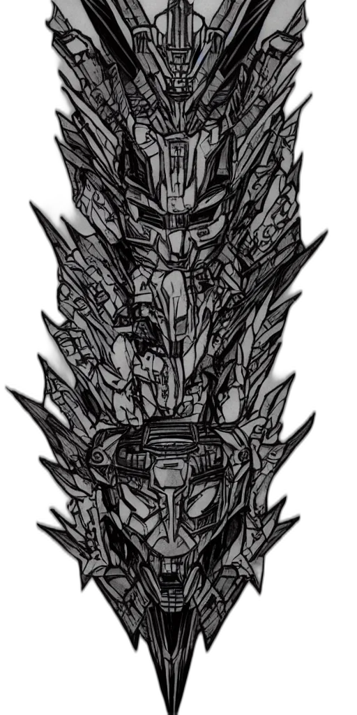 crown, sword, robot, weapon transparent PNG cut-out
