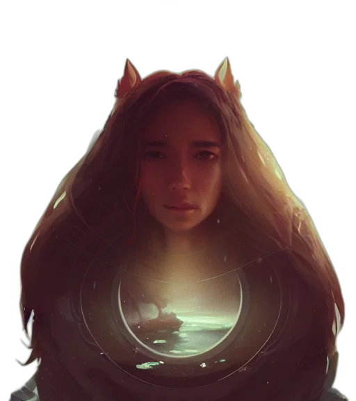 face, mask, creature, dress, fantasy art, concept art, photorealistic, comic book art transparent PNG cut-out