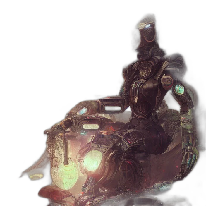robot, weapon, sword, staff transparent PNG cut-out