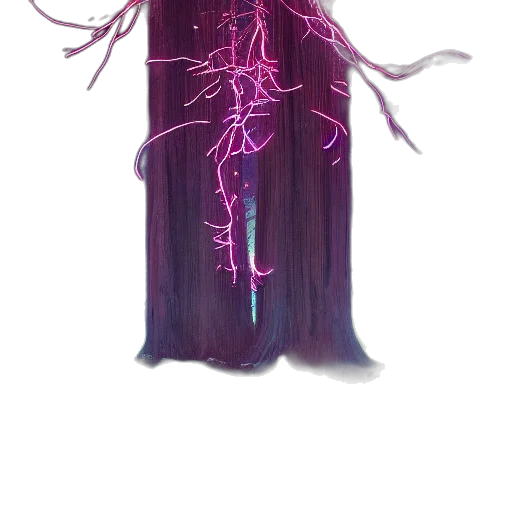 hair, creature, crown, tree transparent PNG cut-out