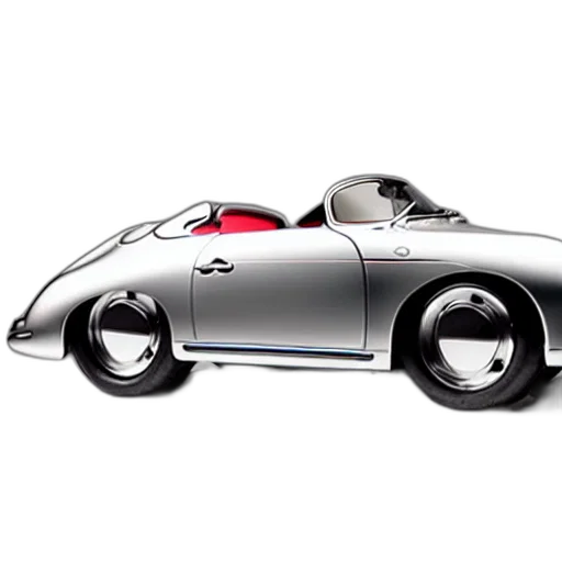 car, 3d render, photorealistic, concept art, cartoon, retro, futuristic, porsche transparent PNG cut-out