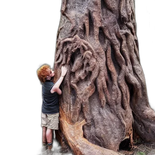 tree, creature, animal, hair transparent PNG cut-out