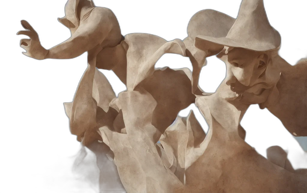 hat, mask, crown, 3d render transparent PNG cut-out