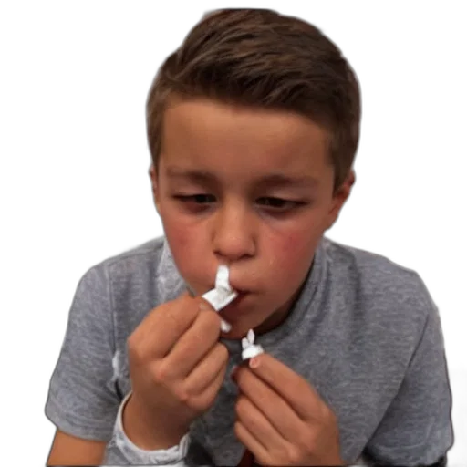 3d render, photorealistic, kid, eats transparent PNG cut-out