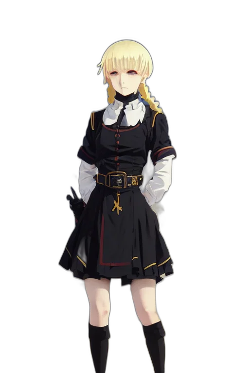 staff, dress, sword, weapon, anime, concept art, pixel art, fantasy art transparent PNG cut-out