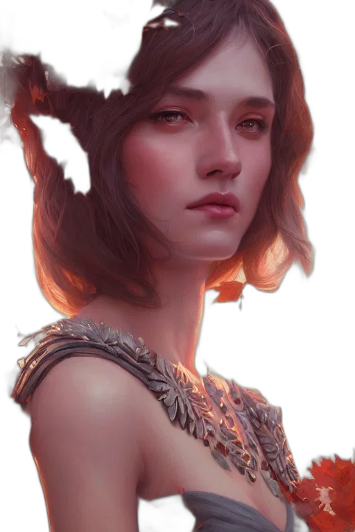 face, crown, dragon, jewelry, fantasy art, concept art, photorealistic, oil painting transparent PNG cut-out