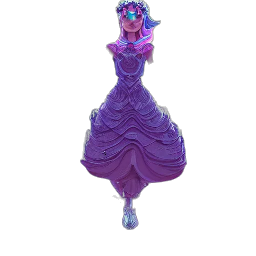 dress, jewelry, staff, crown, concept art, 3d render, fantasy art, pixel art transparent PNG cut-out