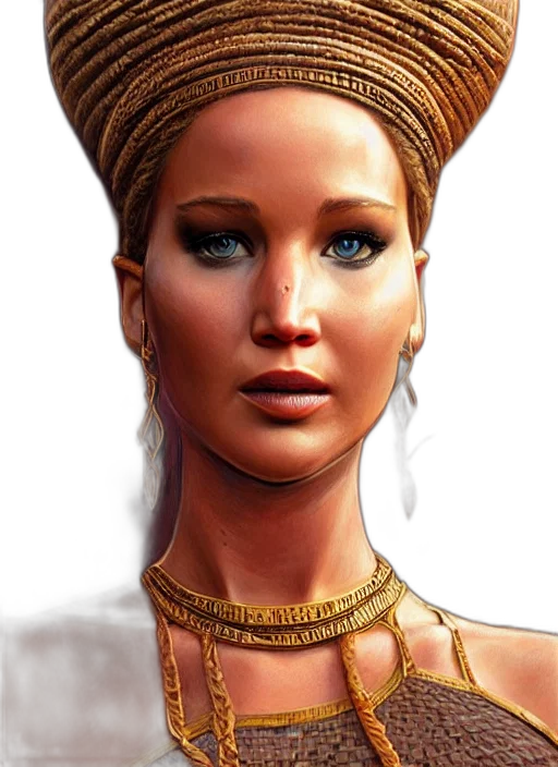 jewelry, crown, face, staff, fantasy art, photorealistic, concept art, comic book art transparent PNG cut-out