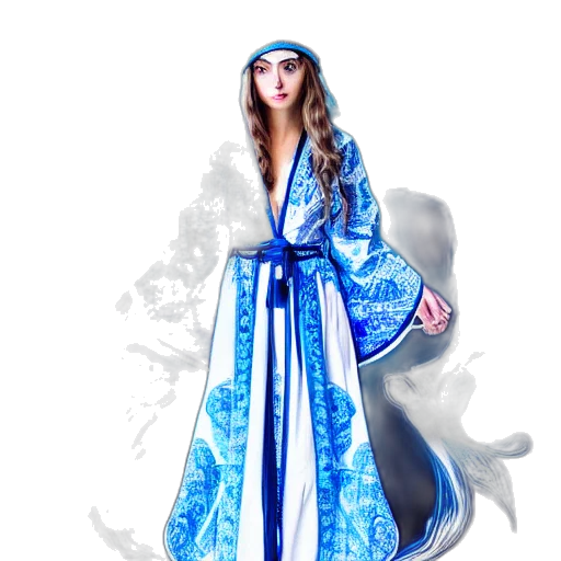 dress, fantasy art, concept art, photorealistic transparent PNG cut-out