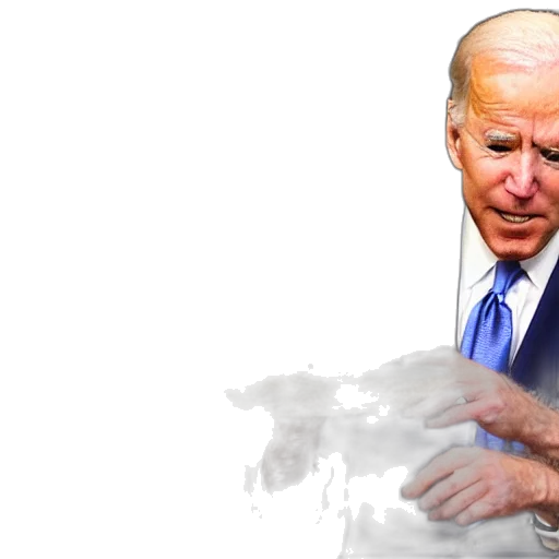 weapon, creature, animal, joe, biden, cutting, open, canoli transparent PNG cut-out