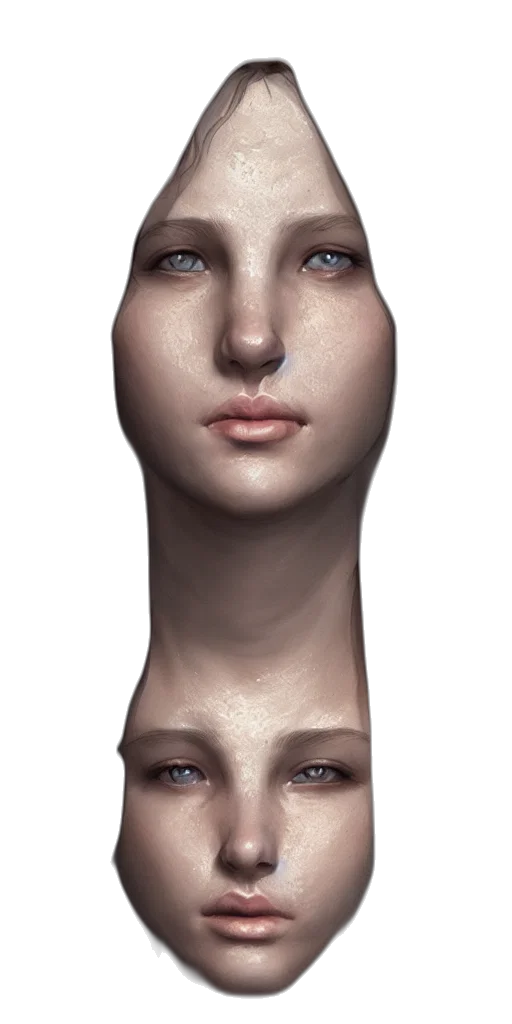 face, mask, creature, hat transparent PNG cut-out