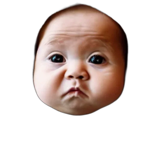 face, mask, creature, hair transparent PNG cut-out