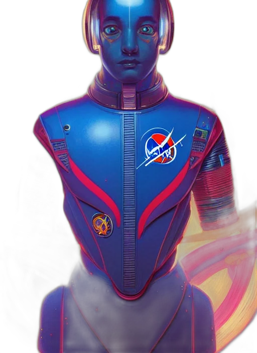 robot, jacket, face, creature, concept art, 3d render, comic book art, fantasy art transparent PNG cut-out
