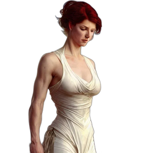dress, staff, concept art, fantasy art, pixel art, comic book art, red, julia transparent PNG cut-out