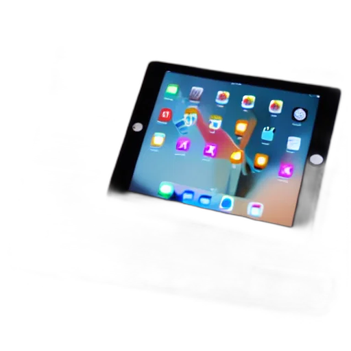 3d render, ipad, cutting, board transparent PNG cut-out