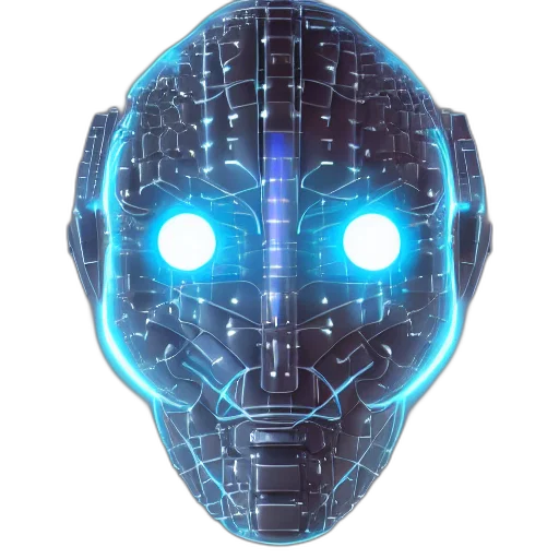 robot, mask, face, creature transparent PNG cut-out