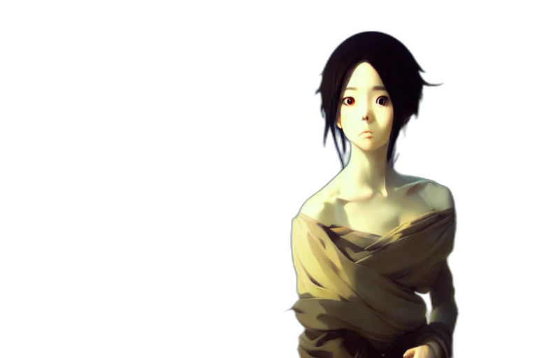 dress, face, staff, mask transparent PNG cut-out