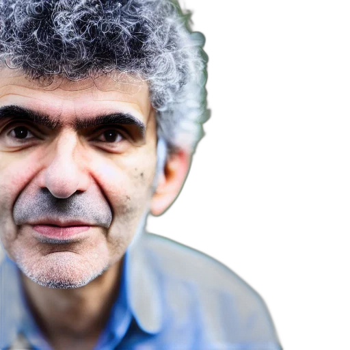face, portrait, photo, still, yoshua, bengio transparent PNG cut-out