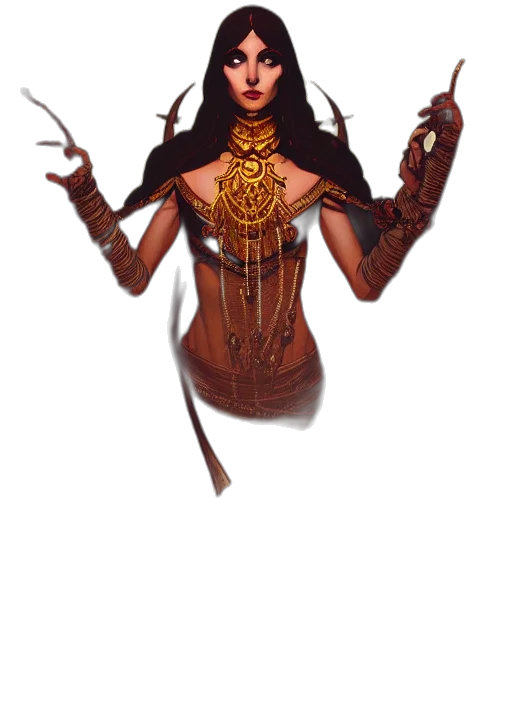 jewelry, staff, creature, mask transparent PNG cut-out