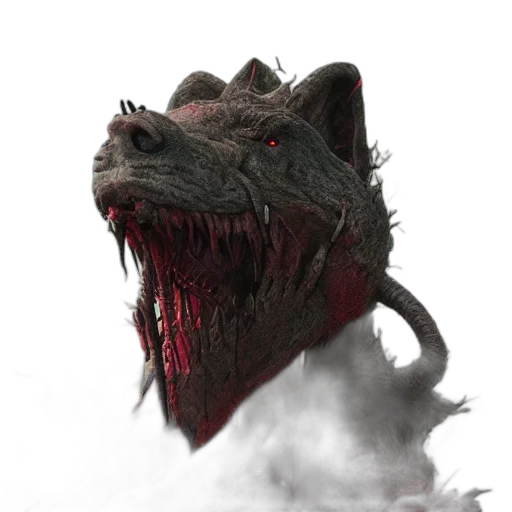 dragon, creature, mask, animal transparent PNG cut-out