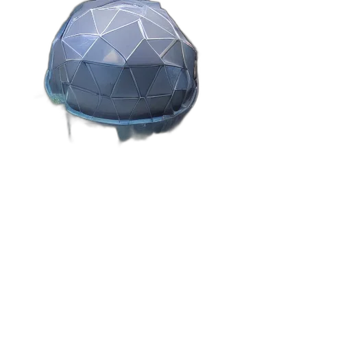 umbrella, hat, robot, weapon, 3d render, concept art, photorealistic, vaporwave transparent PNG cut-out