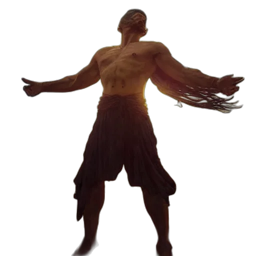 creature, hair, staff, animal transparent PNG cut-out