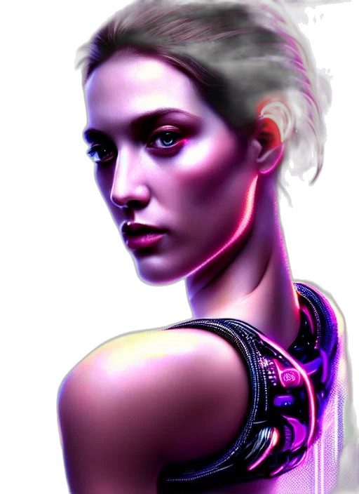 robot, face, weapon, jewelry transparent PNG cut-out