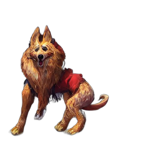 staff, animal, creature, concept art transparent PNG cut-out