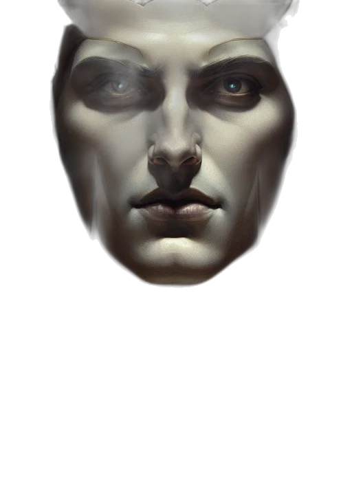 mask, face, robot, crown transparent PNG cut-out