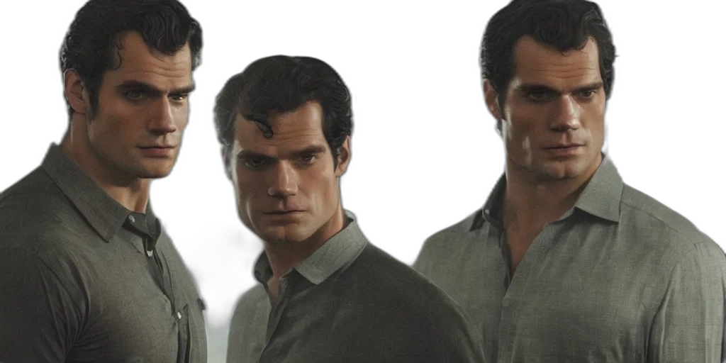 ultra, wide, angle, photo, henry, cavill, dressed, green transparent PNG cut-out