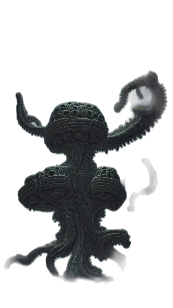 creature, staff, robot, dragon transparent PNG cut-out