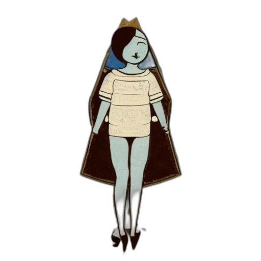 dress, staff, jewelry, crown transparent PNG cut-out