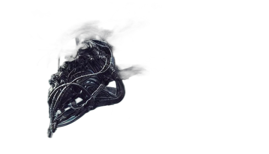 shoes, dragon, mask, weapon transparent PNG cut-out