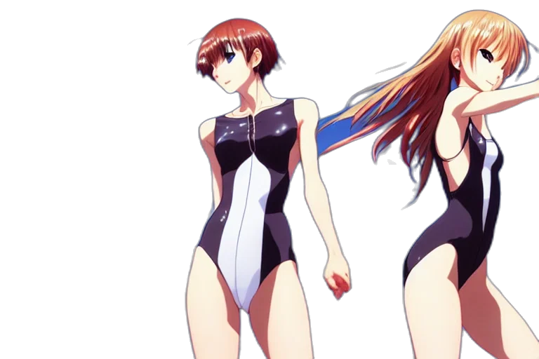 dress, anime, concept art, 3d render transparent PNG cut-out