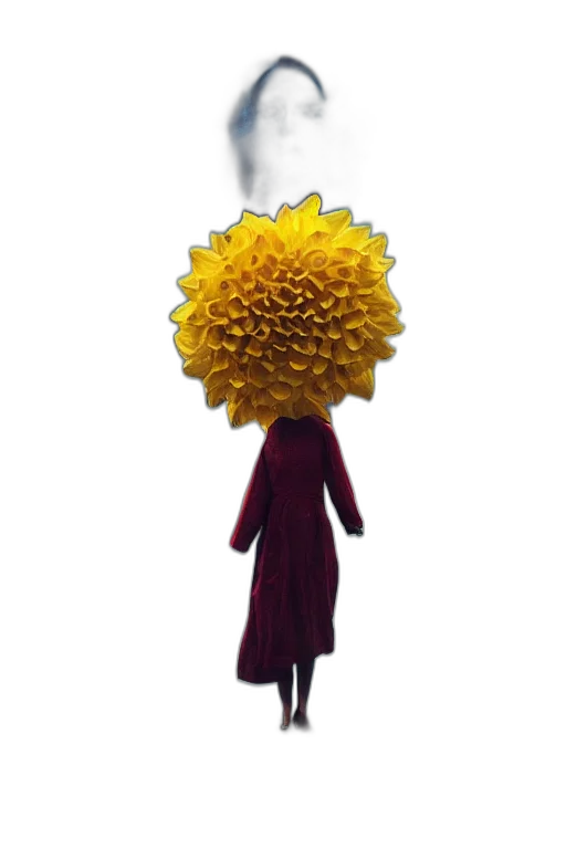 staff, flower, umbrella, dress, 3d render, concept art, photorealistic, pixel art transparent PNG cut-out
