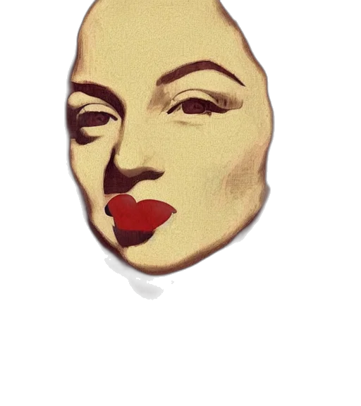 face, mask, crown, jewelry transparent PNG cut-out