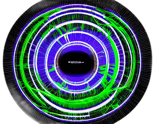 hat, 3d render, neon lights, neon transparent PNG cut-out