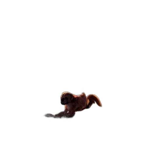 animal, creature, hair, staff, pixel art, 3d render, photorealistic, concept art transparent PNG cut-out